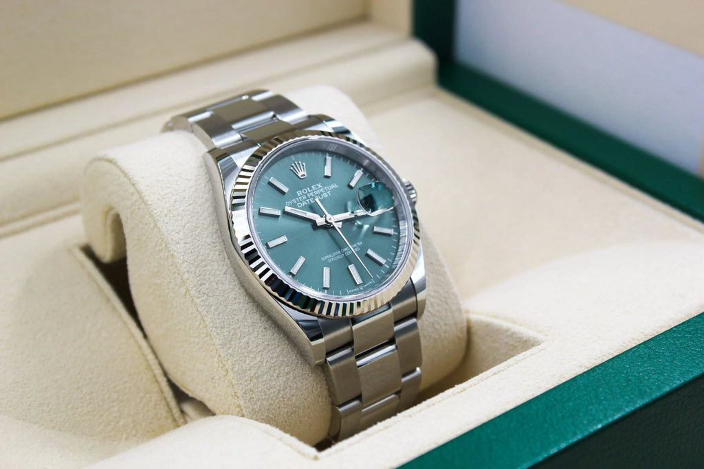 Rolex Datejust 126234 Mint Green Dial Feb 2023