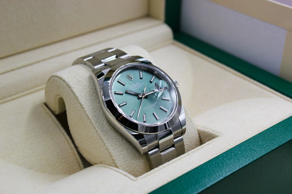 Rolex Datejust 126300 Mint Green Dial