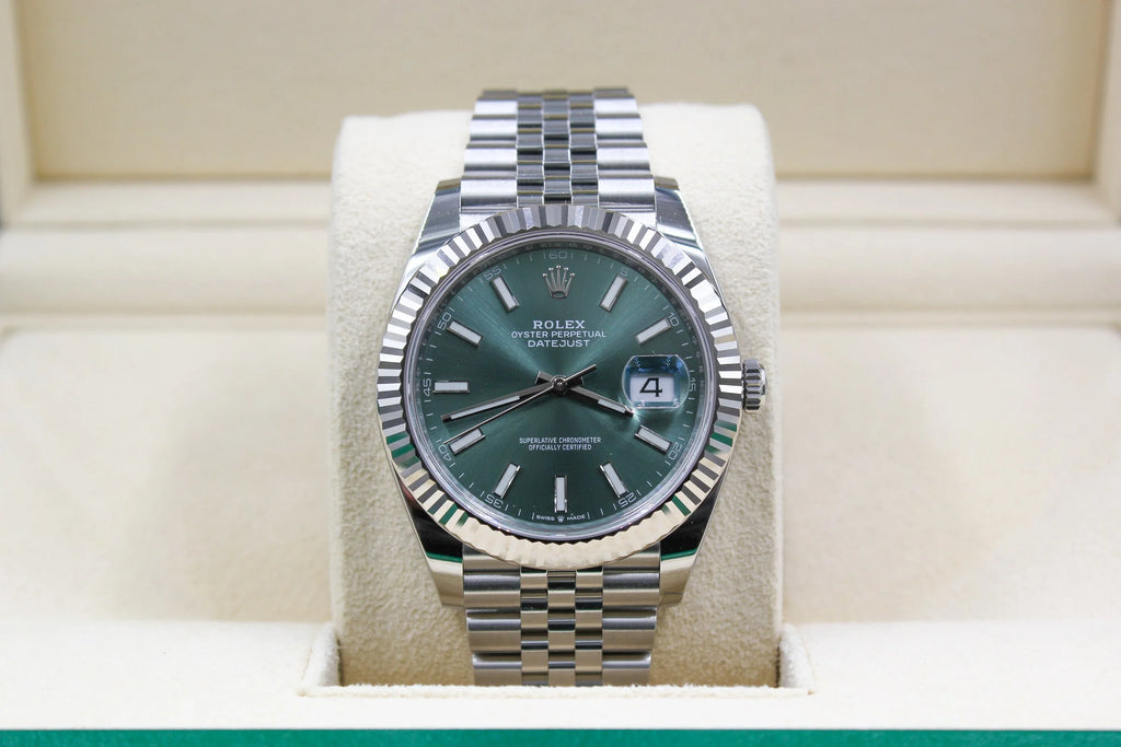 Rolex Datejust 41 126334 Mint Green Dial